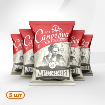 Дрожжи спиртовые Для самогона, 5 шт