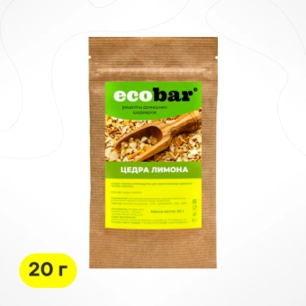 Настойка ECOBAR «Лимонная цедра», 20 г
